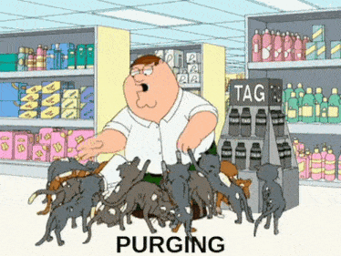 Family Guy Cat Purging GIF - Family Guy Cat Purging GIFs