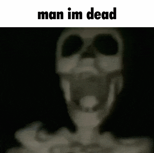 Man Im Dead Skull Emoji GIF - Man Im Dead Skull Emoji Skelton GIFs