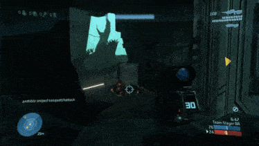a screenshot of a video game with umz in the upper left corner