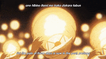a cartoon with the words " for the pain of those days is now in the past perhaps " at the bottom