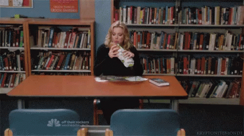 Britta Eating Sandwich GIF - Community Subway Britta GIFs