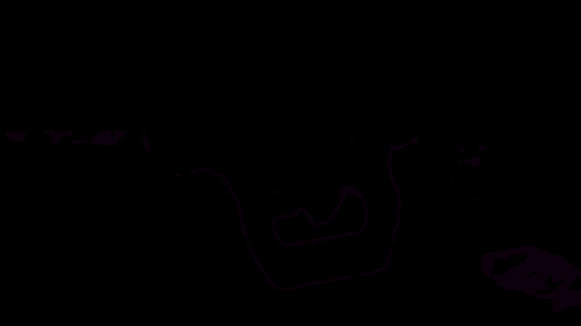 a close up of a purple light coming out of a purple object .