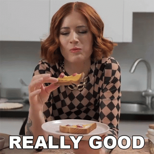 Really Good Candice Hutchings GIF - Really Good Candice Hutchings Edgy Veg GIFs