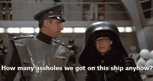 Spaceballs Assholes GIF
