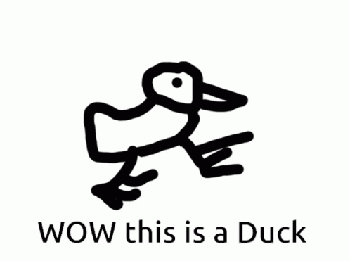 Duck Wow This Is A Duck GIF - Duck Wow This Is A Duck Sketch GIFs