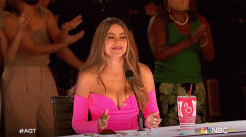 Clapping Americas Got Talent GIF - Clapping Americas Got Talent Feeling The Music GIFs