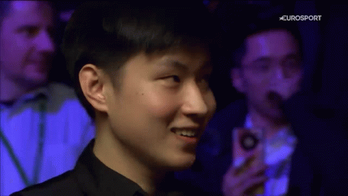 Snooker Zhao Xintong GIF - Snooker Zhao Xintong Cute Love GIFs