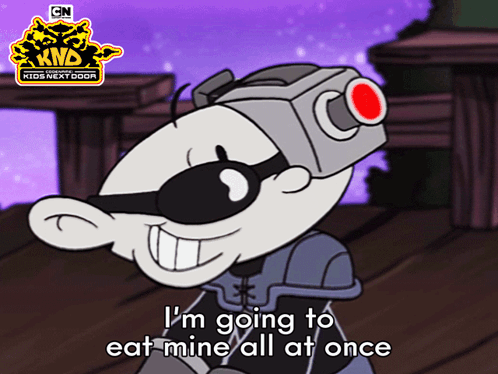 I'M Going To Eat Mine All At Once Numbuh 1 GIF - I'M Going To Eat Mine All At Once Numbuh 1 Nigel Uno GIFs