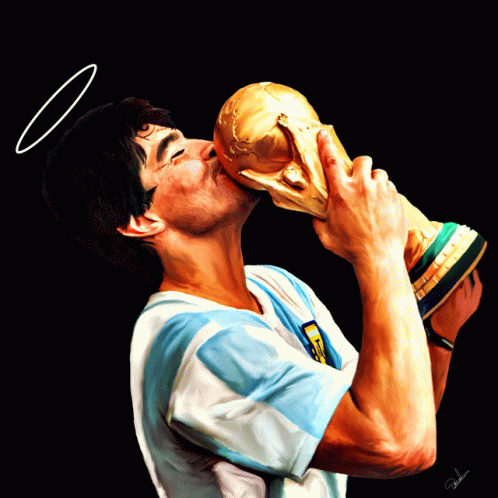 Maradona Football GIF