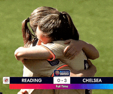 a soccer game between reading and chelsea is being played