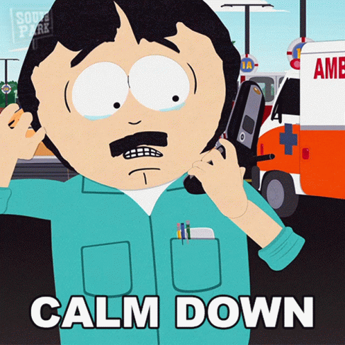 Calm Down Randy Marsh GIF - Calm Down Randy Marsh South Park GIFs