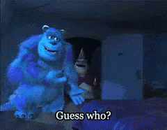 Guess Who? GIF - Guess Who Monsters Inc Sully GIFs