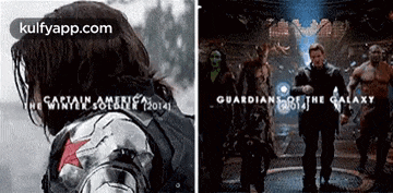 a picture of captain america and guardians of the galaxy from 2014
