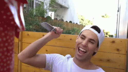 Playing With Knife Joking GIF - Playing With Knife Knife Joking GIFs