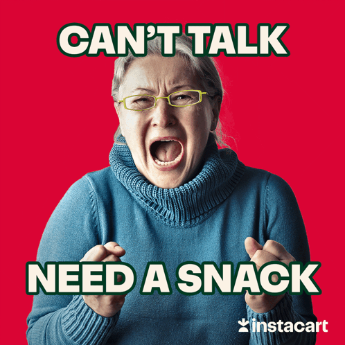 Can'T Talk Need A Snack GIF - Can'T Talk Need A Snack Hangry GIFs