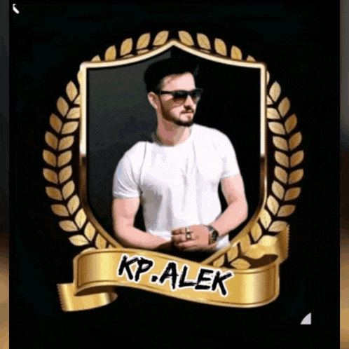 a picture of a man with the name kp.alek on the bottom