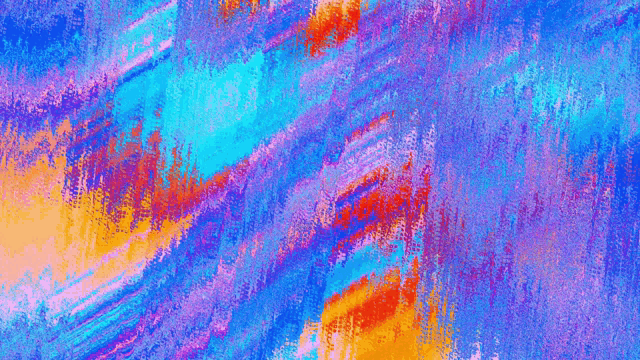 a black rectangle in the middle of a colorful background