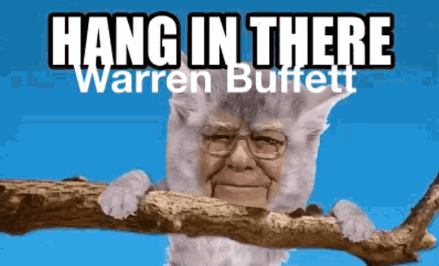Warren Buffet Hang In There GIF - Warren Buffet Hang In There Tree GIFs