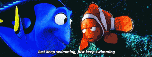 Just Keep Swimming Just Keep Swimming GIF - Just Keep Swimming Finding Nemo Dory GIFs