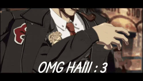 a picture of a man with a pipe and the words omg hail 3 on the bottom