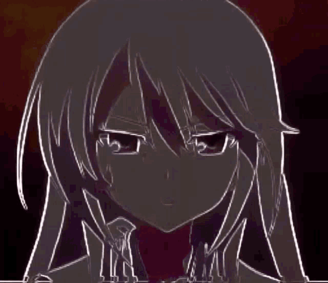 a drawing of a girl 's face with a purple background that says ' a ' on it