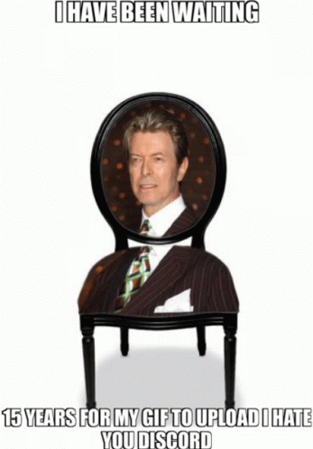 Discord David Bowie GIF - Discord David Bowie Chair GIFs