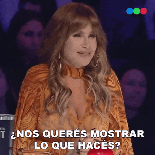 No Querés Mostrar Lo Que Hacés Flor Peña GIF - No Querés Mostrar Lo Que Hacés Flor Peña Got Talent Argentina GIFs