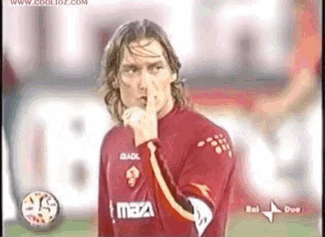 Totti A Casa GIF - Totti A Casa Shh GIFs