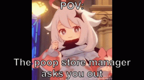 Pov Meme Poop Store GIF - Pov Meme Poop Store Genshin Meme GIFs