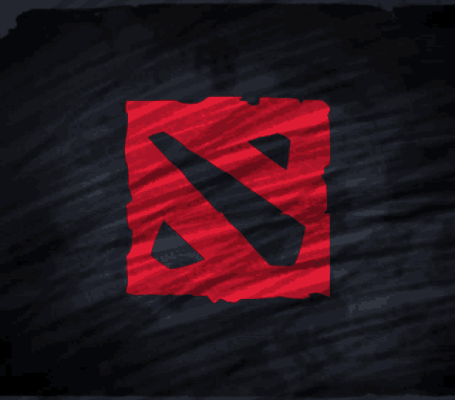 a red square with a black cross in the middle
