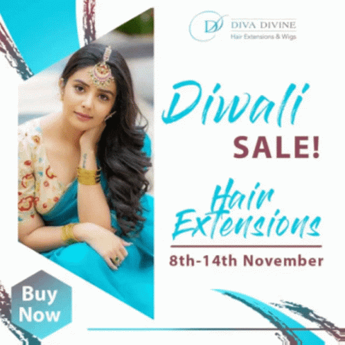 Diwali Sale Hair Extensions GIF - Diwali Sale Hair Extensions Clip In Hair Extensions Salw GIFs