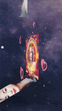 a picture of a woman surrounded by hearts and the words " sumahag malaking kotuloo "