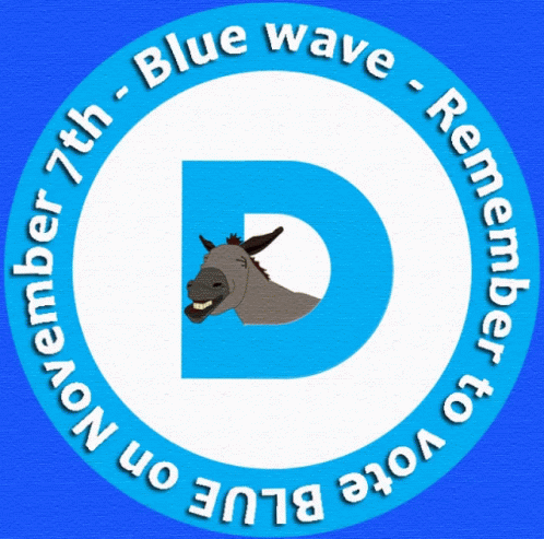 Blue Wave Democrat GIF - Blue Wave Democrat Blue GIFs