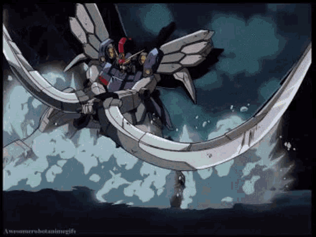Gundam Sandrock GIF - Gundam Sandrock Wing GIFs