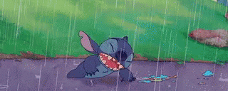 Lilo And Stitch Rain GIF - Lilo And Stitch Stitch Rain GIFs