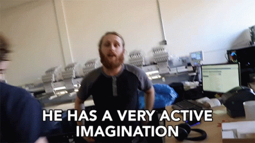 He Has A Very Active Imagination Dreaming GIF - He Has A Very Active Imagination Imagination Dreaming GIFs