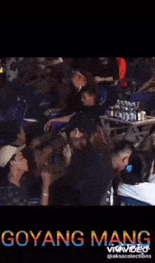 a group of people sitting around a table with the words sticker fasa written on the top