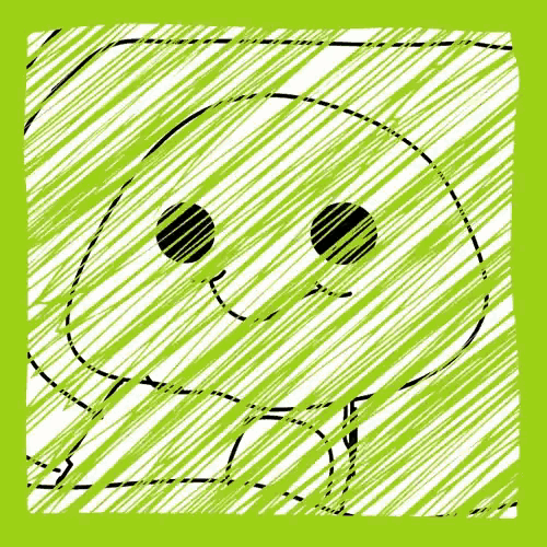 a drawing of a cartoon character with the word portal on it