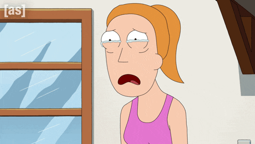 a cartoon of a woman with tears running down her face and the word [ as ] in the corner