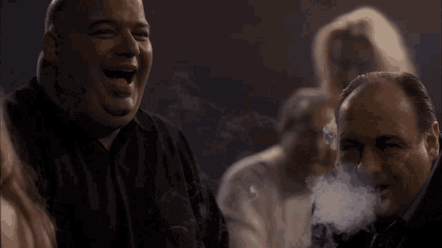 Tony Sopranos GIF - Tony Sopranos Laugh GIFs