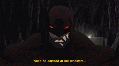 Flashpoint Batman GIF - Flashpoint Batman Youd Be Amazed At The Monsters GIFs