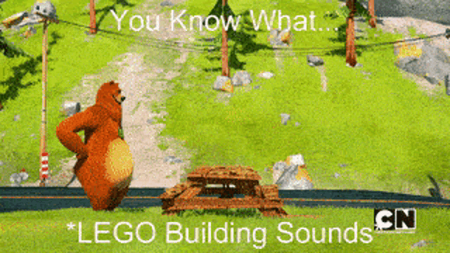Lego Building Souns GIF - Lego Building Souns You Lnow What GIFs
