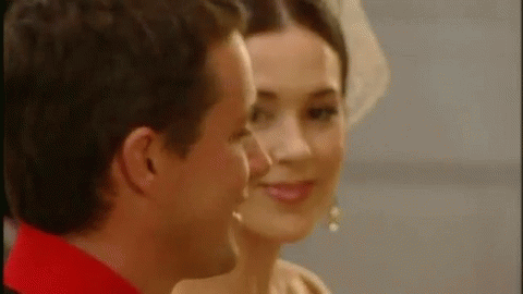 Frederik And Mary Before Their Wedding Vows.  GIF - Smile Prince Fredeerik And Mary GIFs