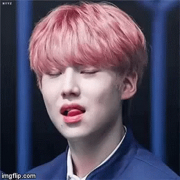 Produce X101 Lee Eunsang GIF - Produce X101 Lee Eunsang Tongue Out GIFs