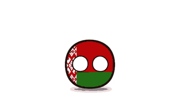 a cartoon of a soviet union time with a bloody ball