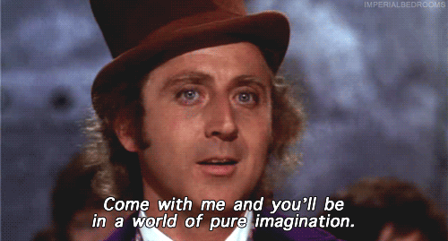 Come With Me And You'Ll Be In A World Of Pure Imagination. GIF - Willy Wonka Gene Wilder Imagination GIFs