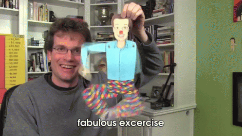 Unknown #? GIF - Fabulous Exercise Puppet GIFs