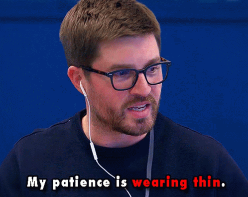 Kyle Dubas My Patience Is Wearing Thin GIF - Kyle Dubas My Patience Is Wearing Thin Im Losing My Patience GIFs