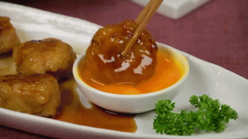Fried Tsukune (Chicken Meatballs) GIF - Food Asian Cooking GIFs