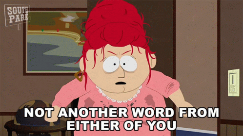 Not Another Word From Either Of You South Park GIF - Not Another Word From Either Of You South Park Dont Speak GIFs